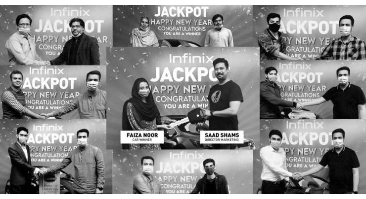 Infinix announces the winners of most fan followed Infinix Jackpot campaign