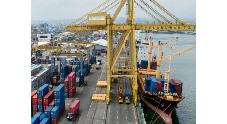 Shipping activity at Port Qasim 9 march 2021