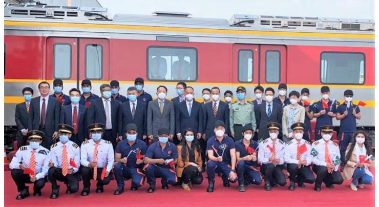 Chinese ambassador to Pakistan visits Orange Line Metro Train project