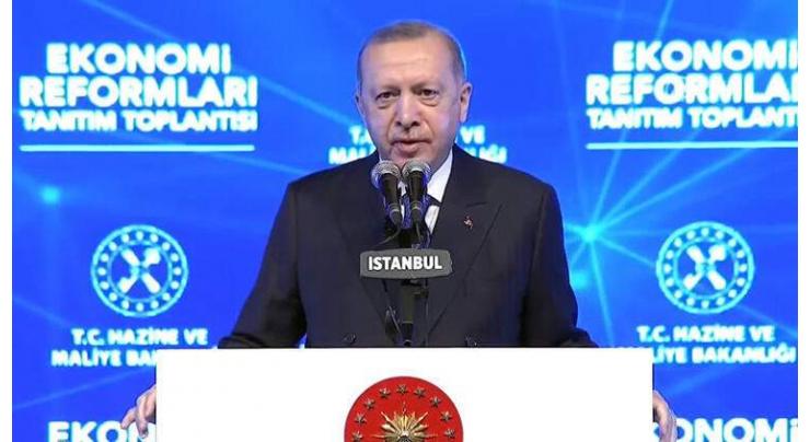 Turkey's Erdogan unveils economic reform plan
