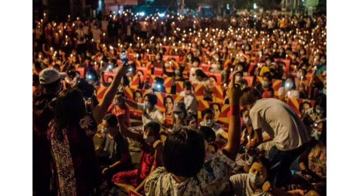 At least three dead as Myanmar protests continue after overnight violence
