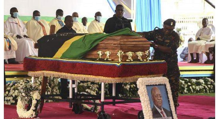 African leaders pay tribute to Magufuli at state funeral
