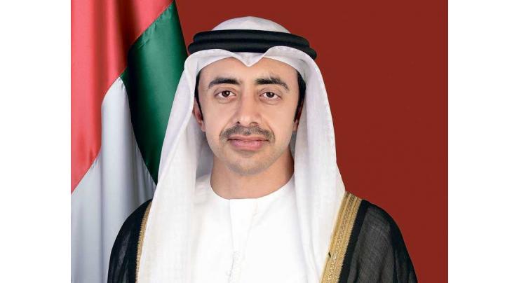Abdullah bin Zayed affirms UAE&#039;s support for Saudi peace initiative on Yemen