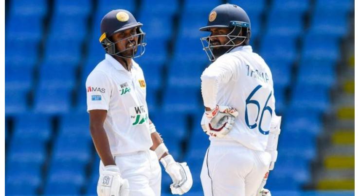 Sri Lanka build lead over Windies to 257

