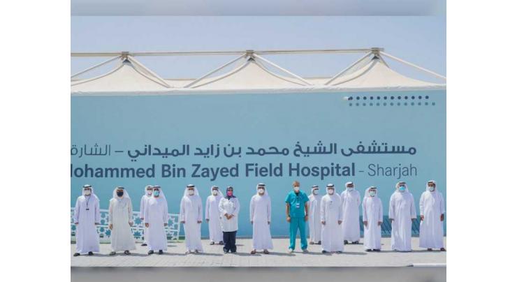 Salem Al Qasimi inaugurates Mohamed bin Zayed Field Hospital