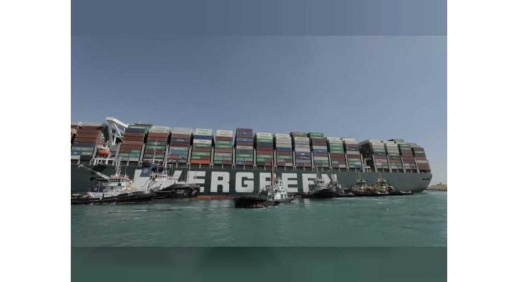Stranded Suez Canal ship re-floated, marine services firm says