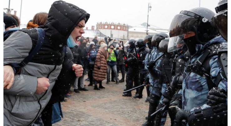 Navalny protester sentenced to jail for attacking police
