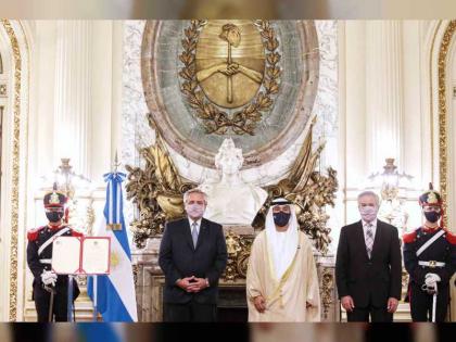 رئيس الأرجنتين يتسلم أوراق اعتماد سفير الدولة