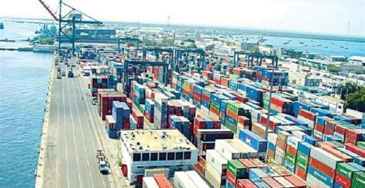 Shipping activity at Port Qasim 5 march 2021
