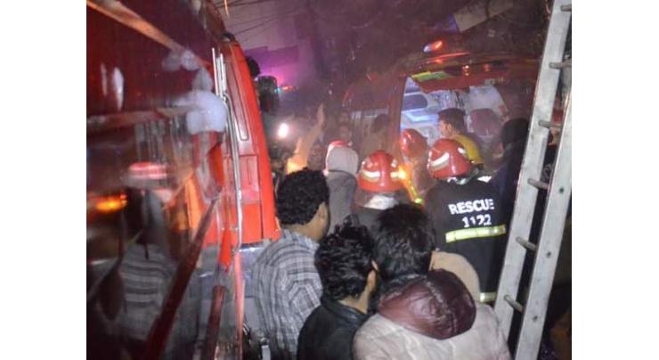 Traders demand compensation for losses in Urdu bazaar fire incident
