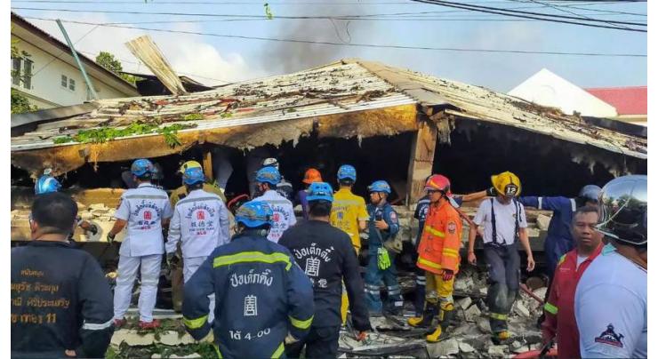 At least four killed in Bangkok residence collapse
