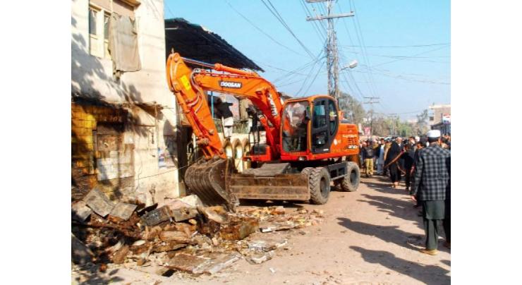 Progress of anti-encroachment operation being carried out at Orangi Nullah reviewed
