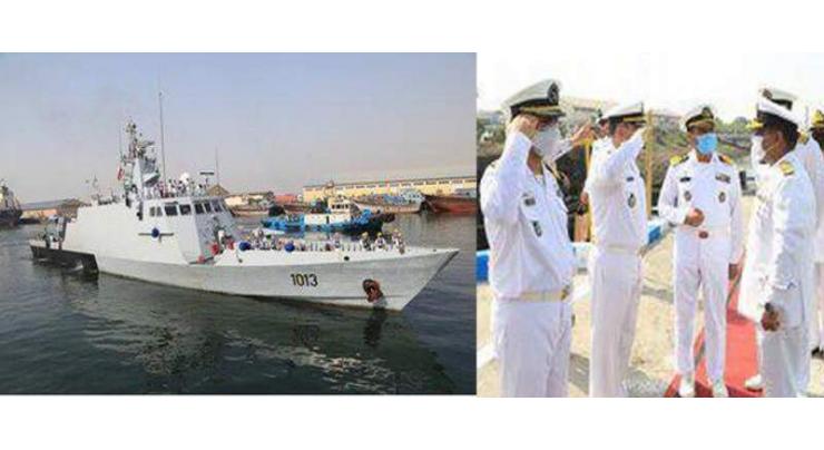 PNS AZMAT visits Port Bandar Abbas, Iran
