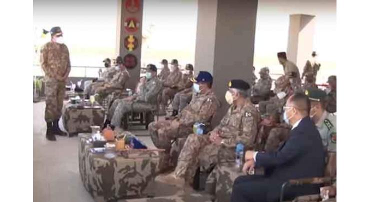 CJCSC visits Army Air Defence Ranges; witnesses firing of different Air Defence weapons
