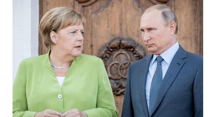 Putin, Merkel 'concerned' over east Ukraine tensions: Kremlin
