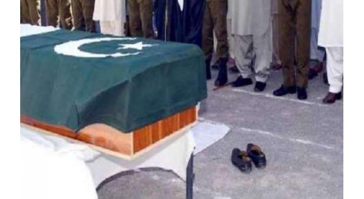 Funeral prayer of Shaheed Constable held
