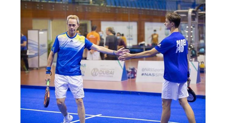NAS Sports Tournament opens with exciting padel duels in Nad Al Sheba Sports Complex