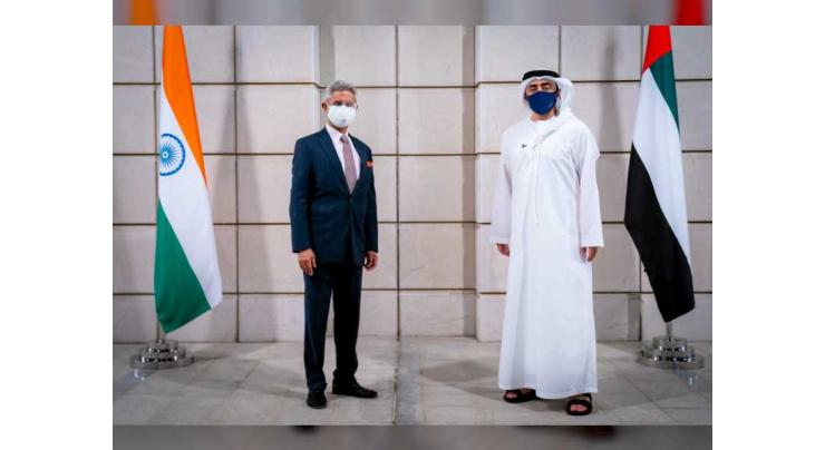 Abdullah bin Zayed receives Indian Minister of External Affairs