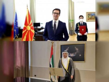 ‎سفير الإمارات غير المقيم يقدم أوراق اعتماده إلى رئيس شمال مقدونيا