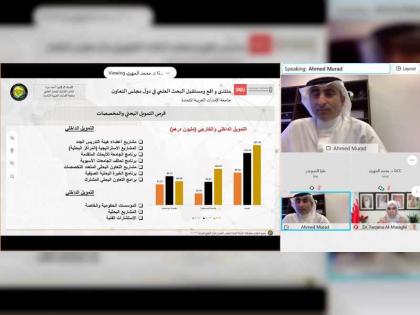 جامعة الإمارات تشارك في منتدى واقع ومستقبل البحث العلمي في دول مجلس التعاون