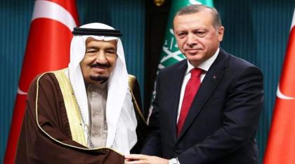 الرئیس الترکي أردوغان یجری اتصالا ھاتفیا مع الملک السعودي سلمان بن عبدالعزیز آل سعود