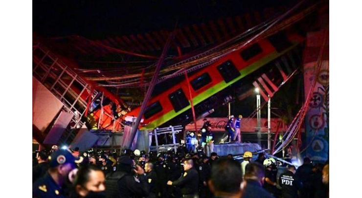20 dead, dozens hurt as elevated metro collapses in Mexico
