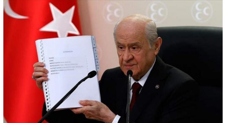 Turkey's MHP introduces proposal for new constitution
