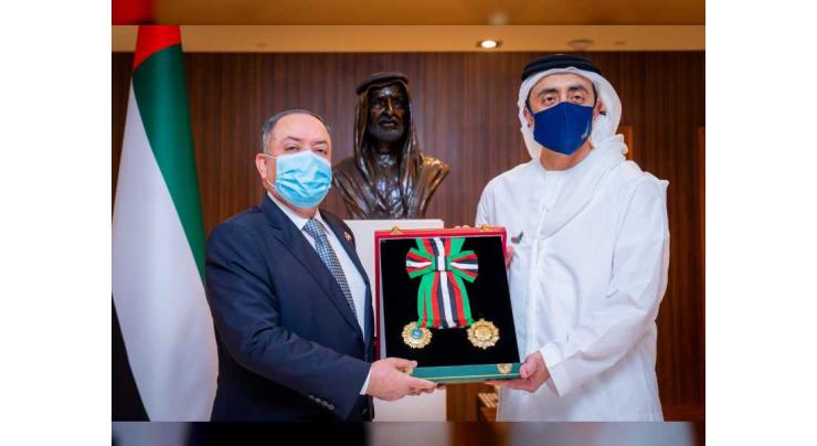 President confers Medal of Independence on Jordanian Ambassador