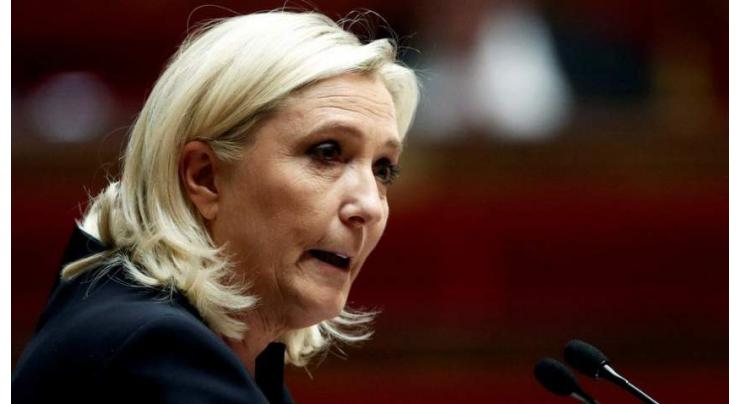 France's Le Pen Says Macron Plunged Country Into Insecurity as Attacks on Police Rising