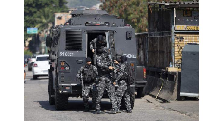 At least 25 killed in police drug raid in Rio slum: media

