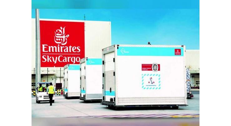 Emirates SkyCargo completes one year of transporting urgently required cargo on passenger seats, in overhead bins