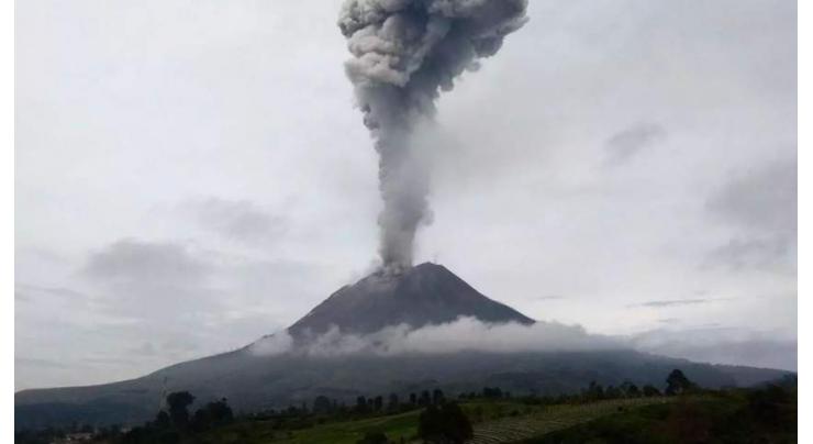 Indonesia's Sinabung volcano erupts
