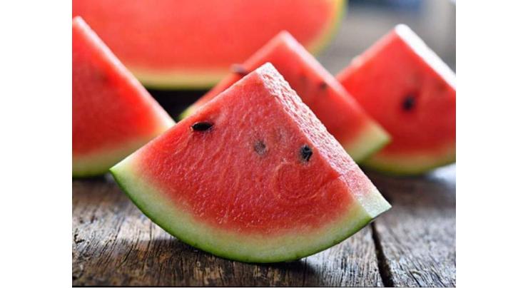 Aimed rising temperature, watermelons sale surged
