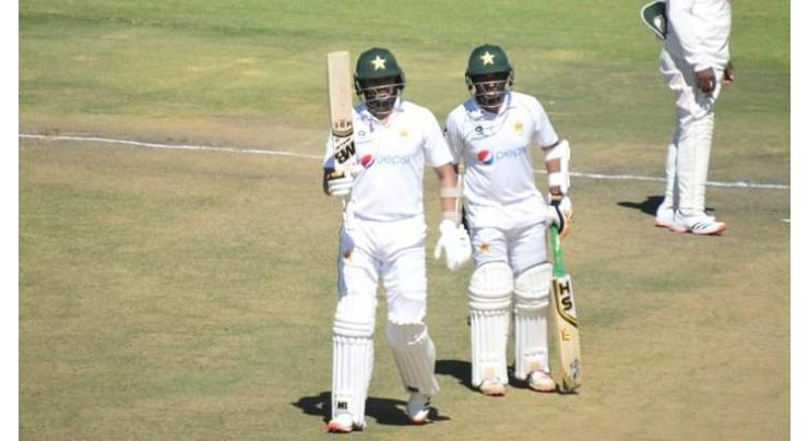 Pakistan crosses 500 scores with Abid’s double century against Zimbabwe