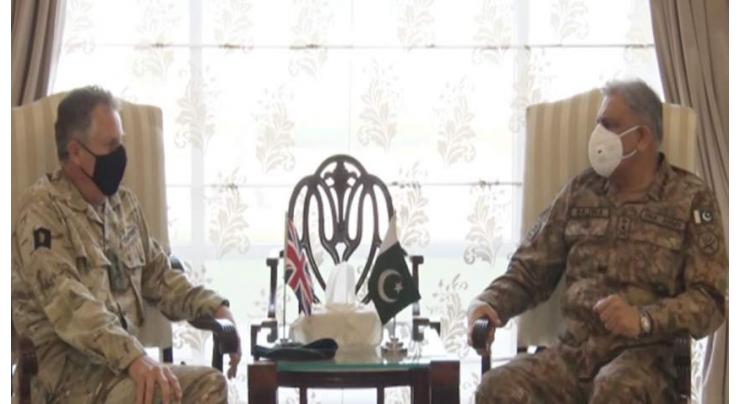 UK military chief calls on Army Chief Bajwa, discuss Afghan peace process