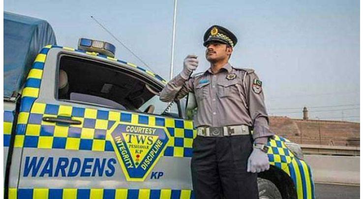 City Traffic Police Peshawar issued traffic plan for eid
