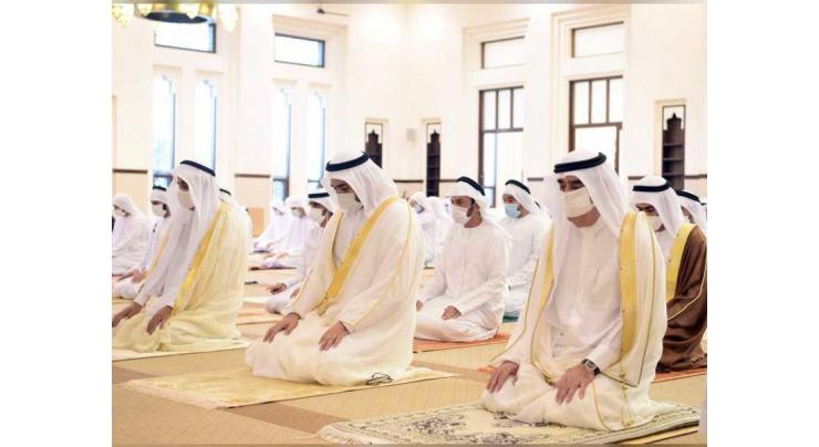 Umm Al Qaiwain Ruler performs Eid al-Fitr prayer