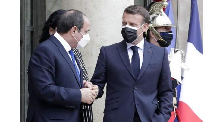 Macron, Sisi agree 'absolutely necessary' to end Israel-Gaza hostilities: Elysee
