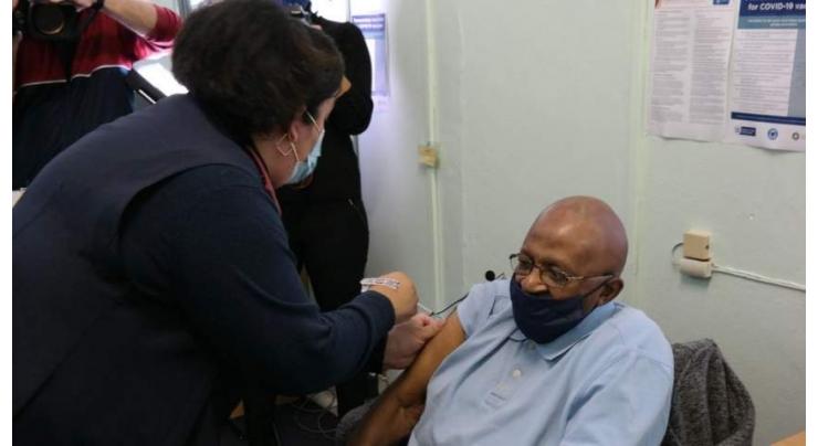 Tutu gets vaccine as South Africa launches large-scale rollout
