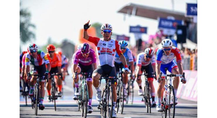 Cycling: Results from Giro d'Italia 11th stage
