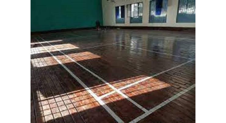 Int'l standard Badminton Hall in Girls College Par Hoti, Toro playgrounds completed in Mardan
