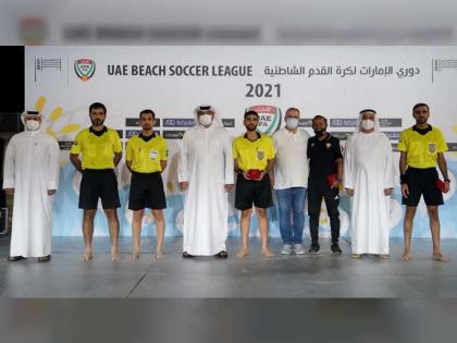 شباب الأهلي 1 بطلا لدوري الإمارات لكرة القدم الشاطئية