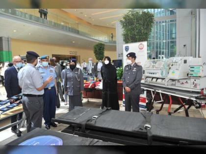 شرطة أبوظبي تشارك بأسبوع الوقاية من الإصابات والحوادث في شخبوط الطبية