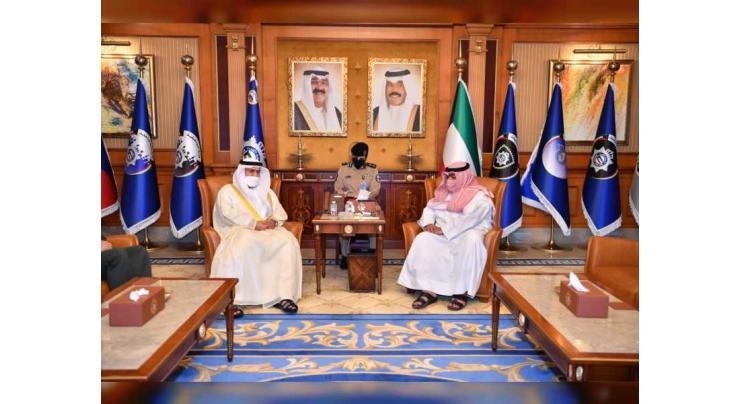 UAE Ambassador, Kuwaiti Interior Minister discuss cooperation