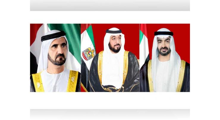UAE leaders send condolences to Emir of Kuwait on death of Sheikh Mansour Al-Sabah