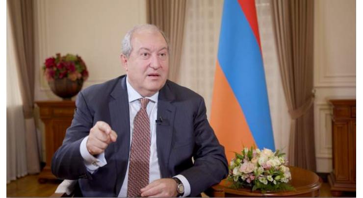 Armenian President Says Relationship With Russia Developing in All Areas