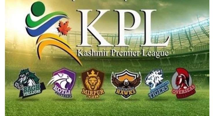 Kashmir Premier League to  announce diamond category of players today