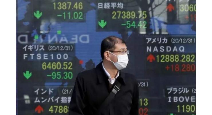 Chinese shares lower at midday Tuesday
