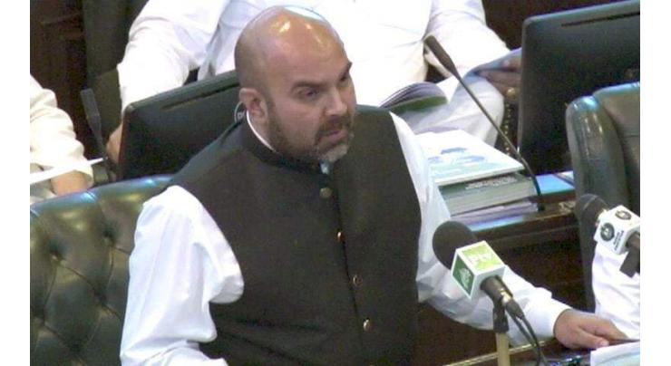 Salim Jhagra delivers budget speech in KP Assembly amid serene atmosphere
