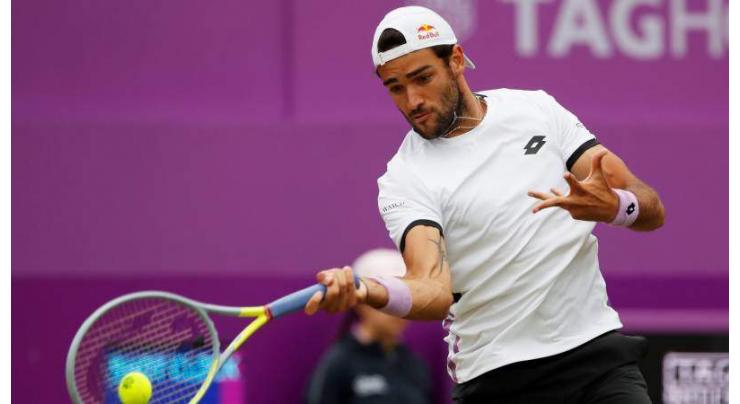 Berrettini into Queen's final on his debut after beating De Minaur
